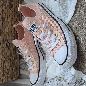 Converse Peach Low-Top Sneakers